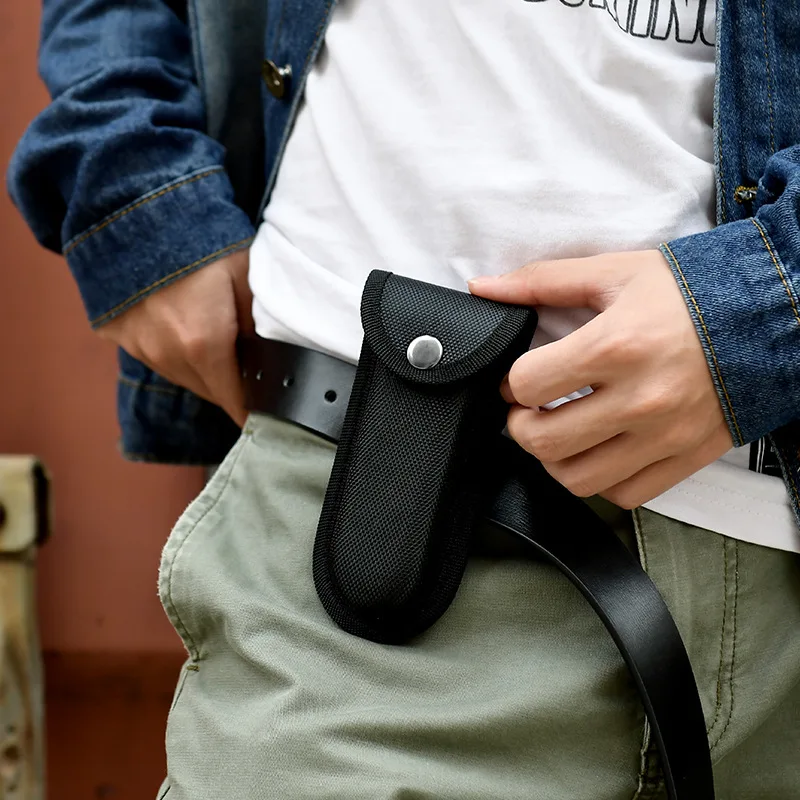 Edc Carry Knife - ชุดกระเป๋าใส่มีดพับ EDC ยุทธวิธี 2026 วัสดุไนลอนอ็อกซ์ฟอร์ด กล่องบรรจุมีดพับ