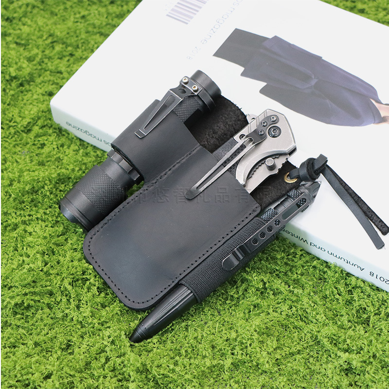 กระเป๋าใส่เครื่องมือ EDC หนังแ - Edc Carry Fanny Pack บทวิจารณ์และราคา