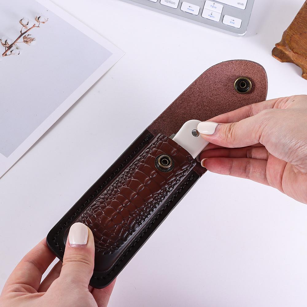 ซองหนังวัวสำหรับมีดพับ - ซองใส - Edc Everyday Carry Knives บทวิจารณ์และราคา