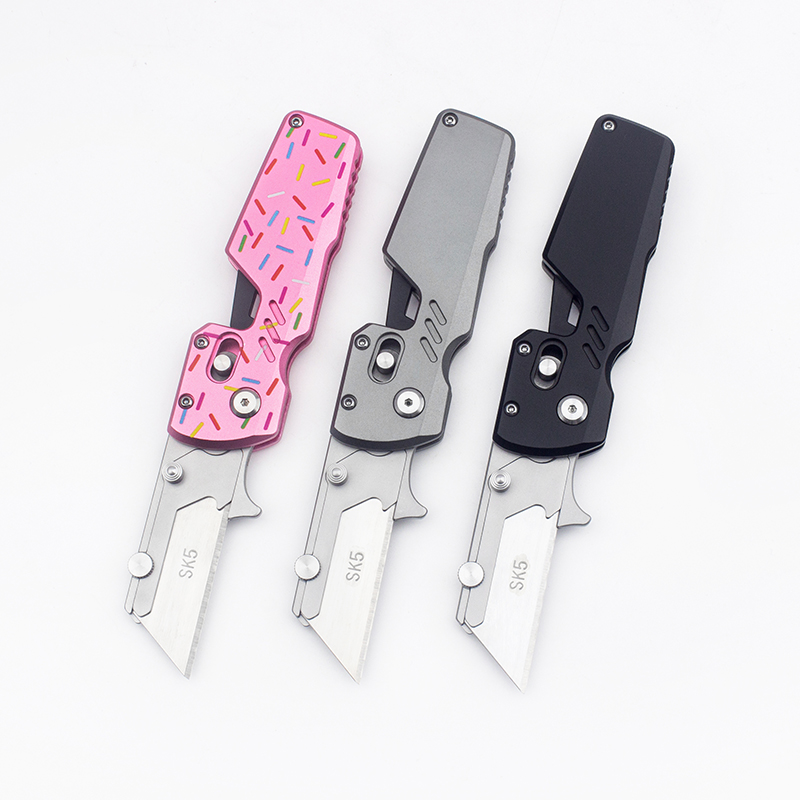 มีดพกอเนกประสงค์แบบพับได้รูปทร - Edc Carry Pocket Knife บทวิจารณ์และราคา