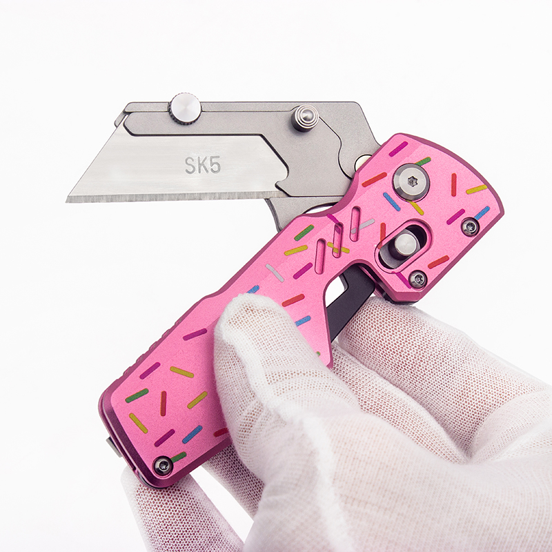 มีดพกอเนกประสงค์แบบพับได้รูปทร - Edc Carry Pocket Knife บทวิจารณ์และราคา