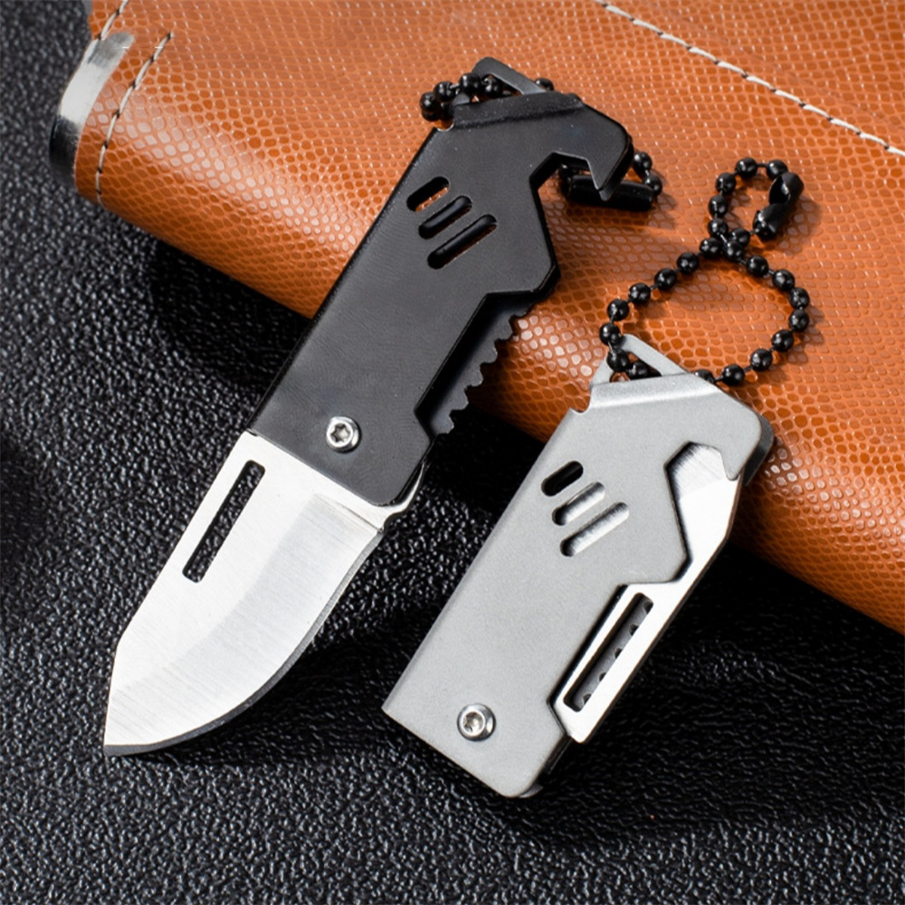 มีดพับแบบพกพาพวงกุญแจสแตนเลสกล - Edc Everyday Carry Knives บทวิจารณ์และราคา