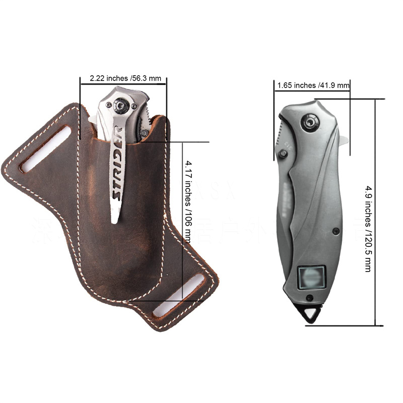 ซองใส่มีดหนัง 1 ชิ้น สำหรับมีด - Edc Everyday Carry Knives บทวิจารณ์และราคา